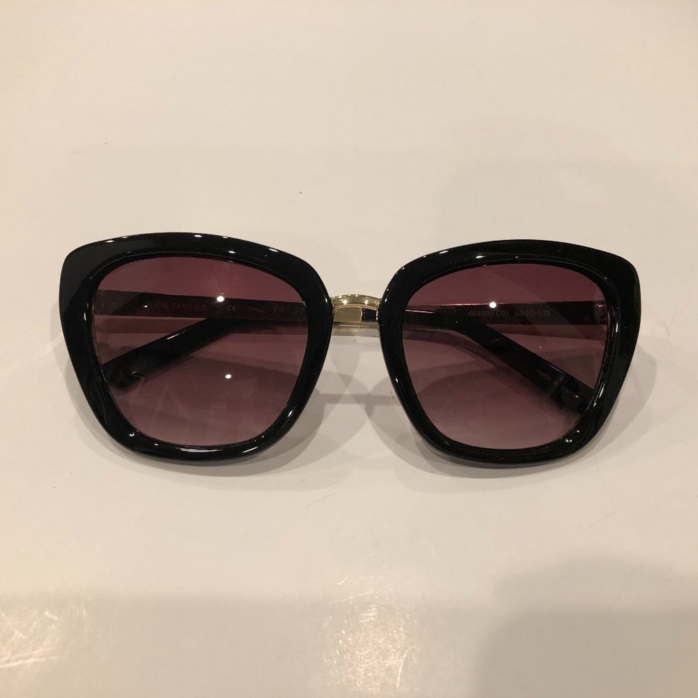 Ann Taylor Black Cat-eye Sunglasses - New